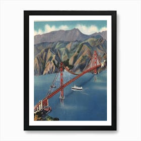 Golden Gate Bridge Art Print