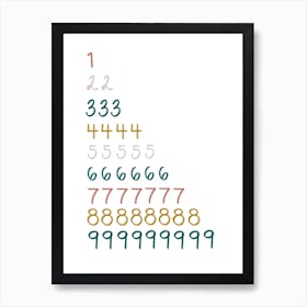 Boho2 Numbercount 19 1 Poster