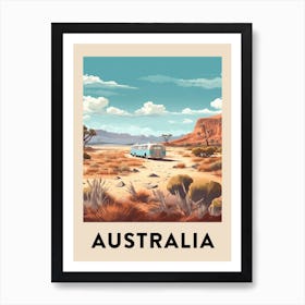 Vintage Travel Poster Australia 6 Art Print