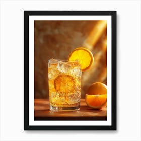 Iced Orange Drink 1 Art Print