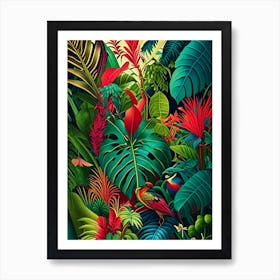 Tropical Paradise 1 Botanical Art Print