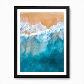 Aerial View Of The Ocean 5 Art Print