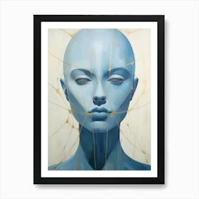 'The Blue Woman' Art Print