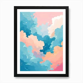 Abstract Clouds 1 Art Print