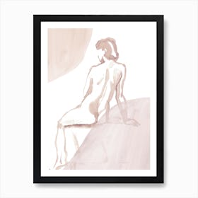 Nude Portrait Art Print