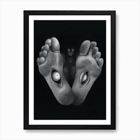 Another view Two Feet Art Print