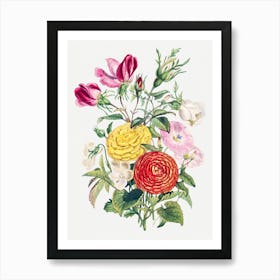 Bouquet Of Flowers 4 Art Print