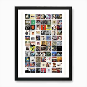 80s Music - Vinyl Covers - Art Print - 1980s Art Print