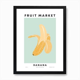 Banana Fruit Market Art Print