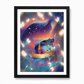 Peaking Art Print