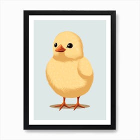 Baby Animal Illustration  Chick 2 Art Print