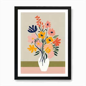 Matisse Flowers In A Vase 10 Art Print