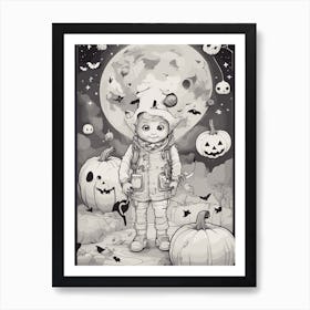 Halloween Pumpkins 1 Art Print