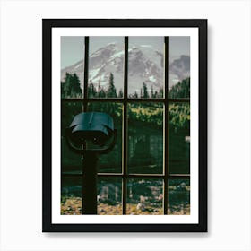 Looking at Rainier Art Print