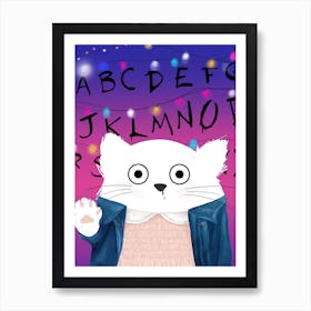 Cat Eleven Art Print