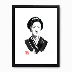 Woman In Edo Art Print