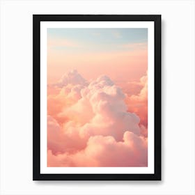 Pink Clouds In The Sky 1 Art Print