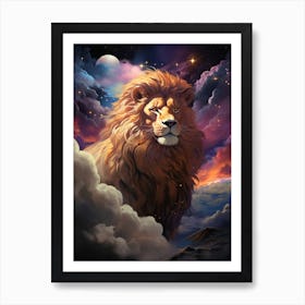 Lion In The Sky 1 Art Print