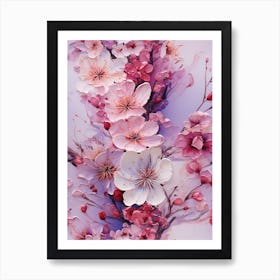 Beautiful Sakura Cherry Blossom 9 Art Print