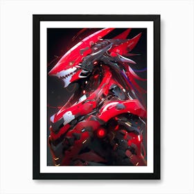 Red Dragon 1 Art Print