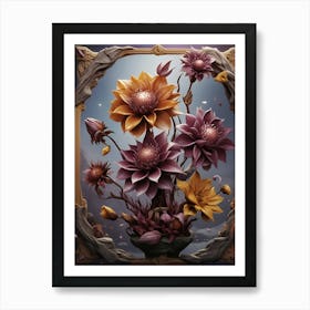 Flowers In A Vase 2 Art Print