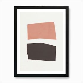 Minimalist Shapes 06 Art Print