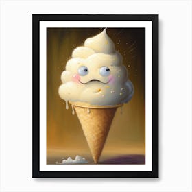 Ice Cream Cone Art Print