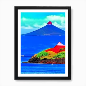 Pico Island Portugal Pop Art Photography Tropical Destination Art Print