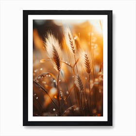 Golden Rye No 1 Art Print