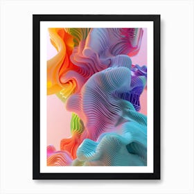 Abstract 3d Art Art Print