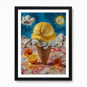 Ice Cream Cone 54 Art Print