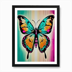 Colorful Butterfly Art Print