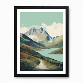 Chilkoot Trail Canada 3 Hiking Trail Landscape Art Print