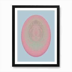 Pastel Harmony Pink 2 Art Print