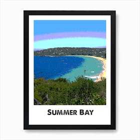 Summer Bay Home & Away Art Wall Print Art Print