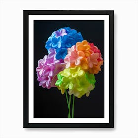 Bright Inflatable Flowers Hydrangea 3 Art Print