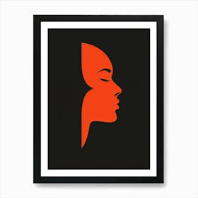 Face Of A Woman 101 Art Print