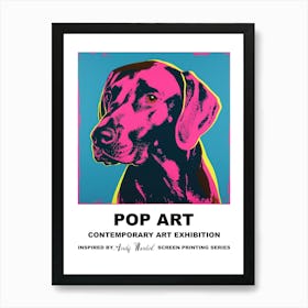 Poster Dog Pop Art 2 Art Print