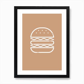 Hamburger Art Print