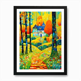 House In The Woods 1 Art Print