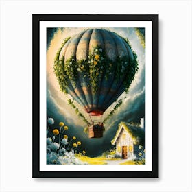 Hot Air Balloon Art Print