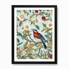 Bird On A Branch 61 Art Print