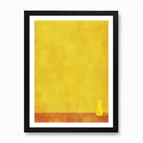 Yellow Cat 1 Art Print