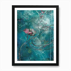 Abstract Of A Flower 2 Art Print