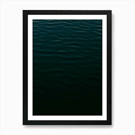 Calm Waters And Waves Abstract Minimalist Photography Moody Pastel Art Print