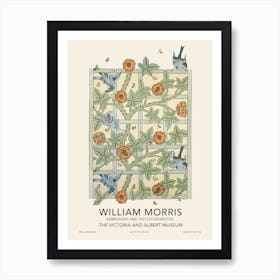 Trellis Exhibition Poster, William Morris Art Print