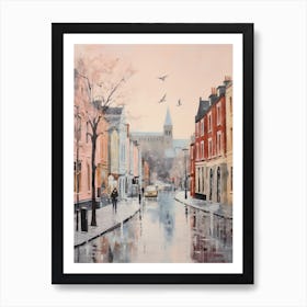 Dreamy Winter Painting Dublin Ireland 3 Art Print