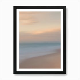 Beach At Sunset Art Print