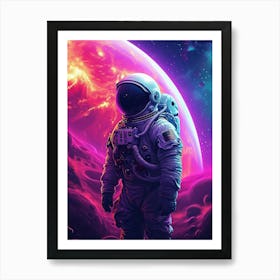 Space Astronaut 2 Art Print
