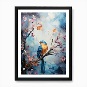 Whimsical Watcher A Bird S Perch Art Print